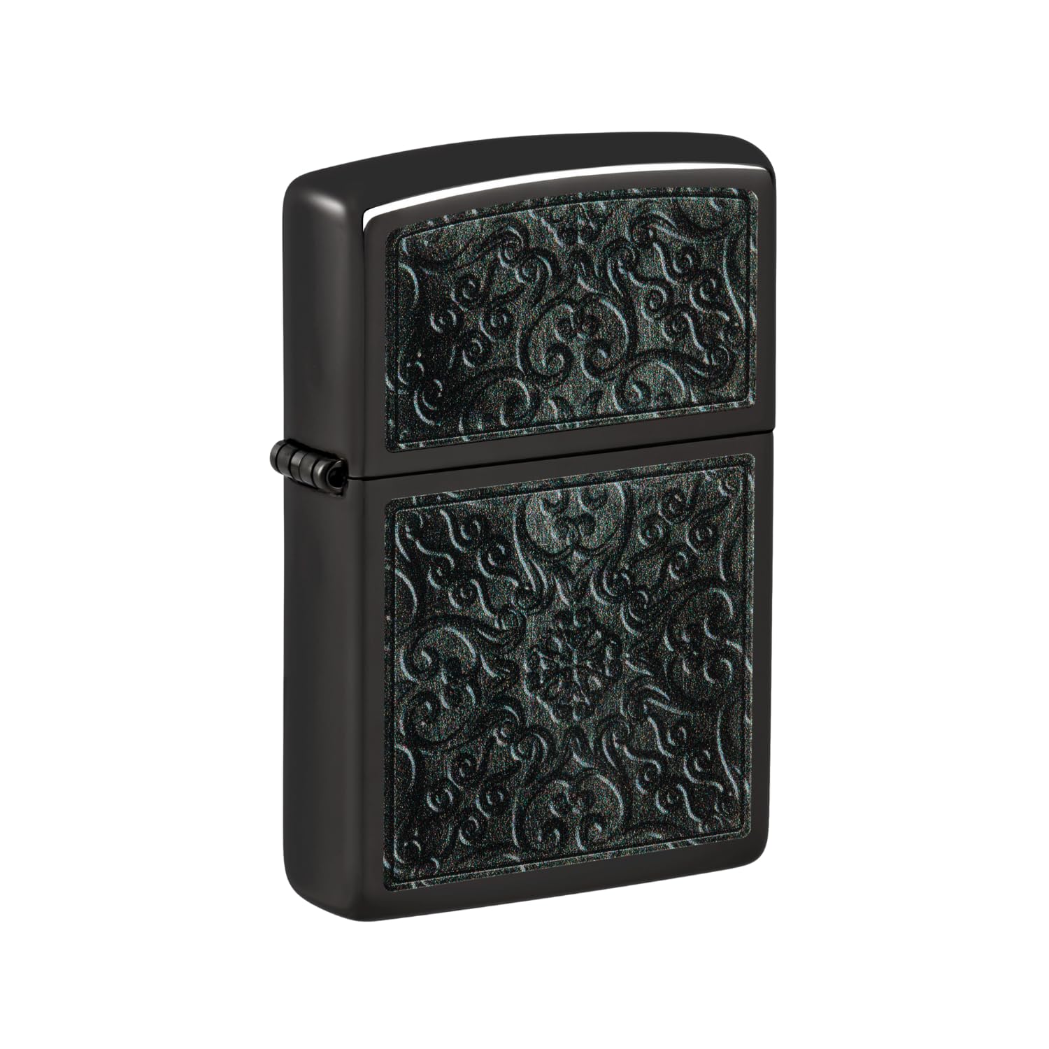 Zippo Luxury Waves Design Armor Tumbled Brass Pocket Lighter