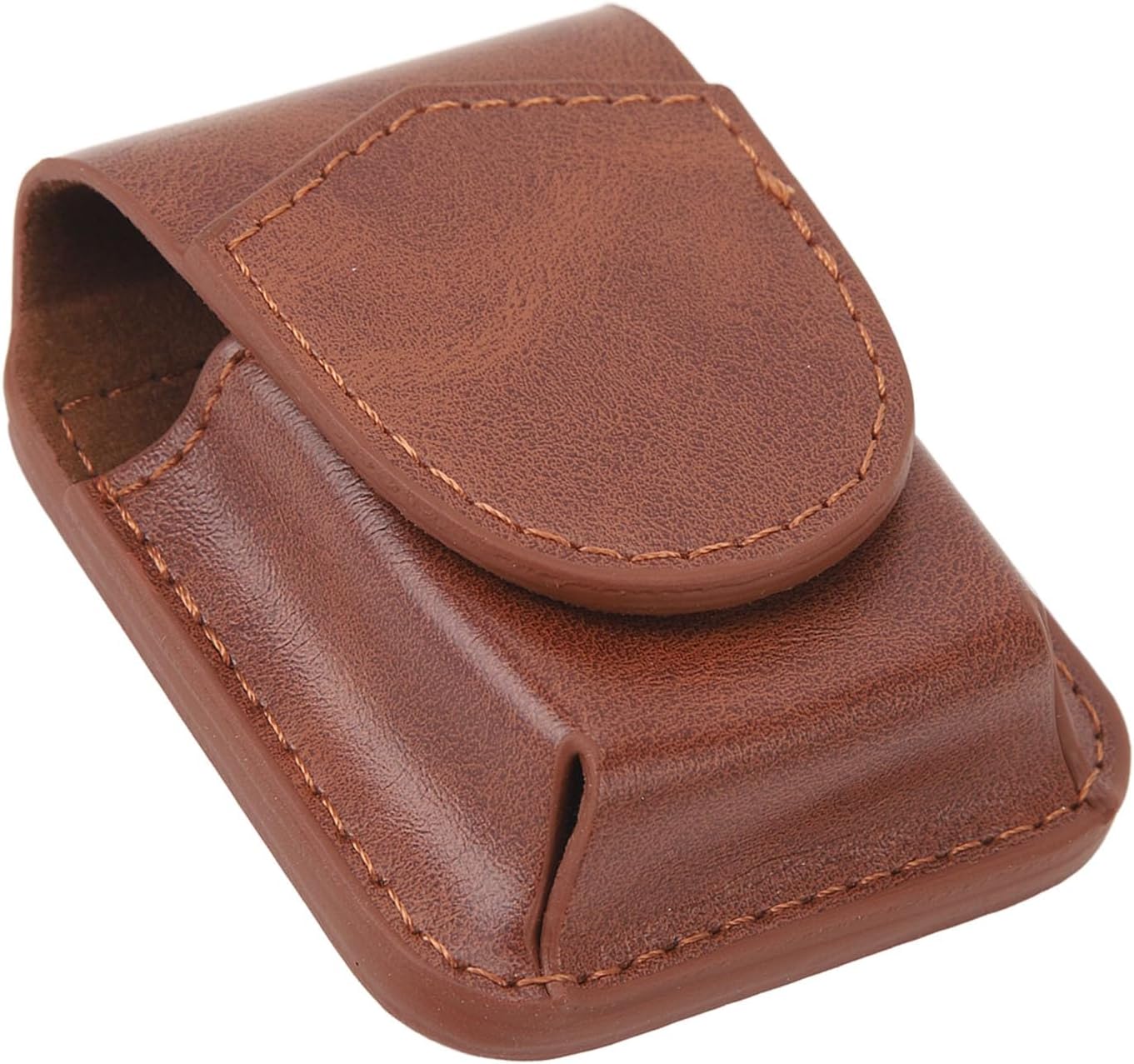 Lighter Holder with Belt Loop, PU Leather Lighter Pouch Holder Case, Anti Scratch Protective Storage Case (Brown)