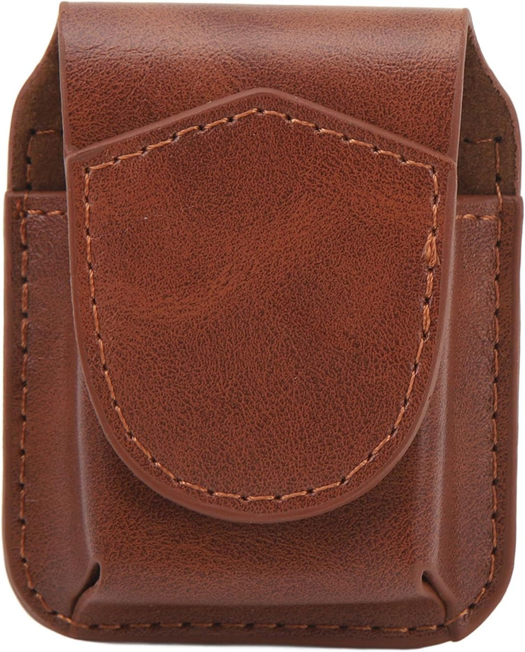 Lighter Holder with Belt Loop, PU Leather Lighter Pouch Holder Case, Anti Scratch Protective Storage Case (Brown)