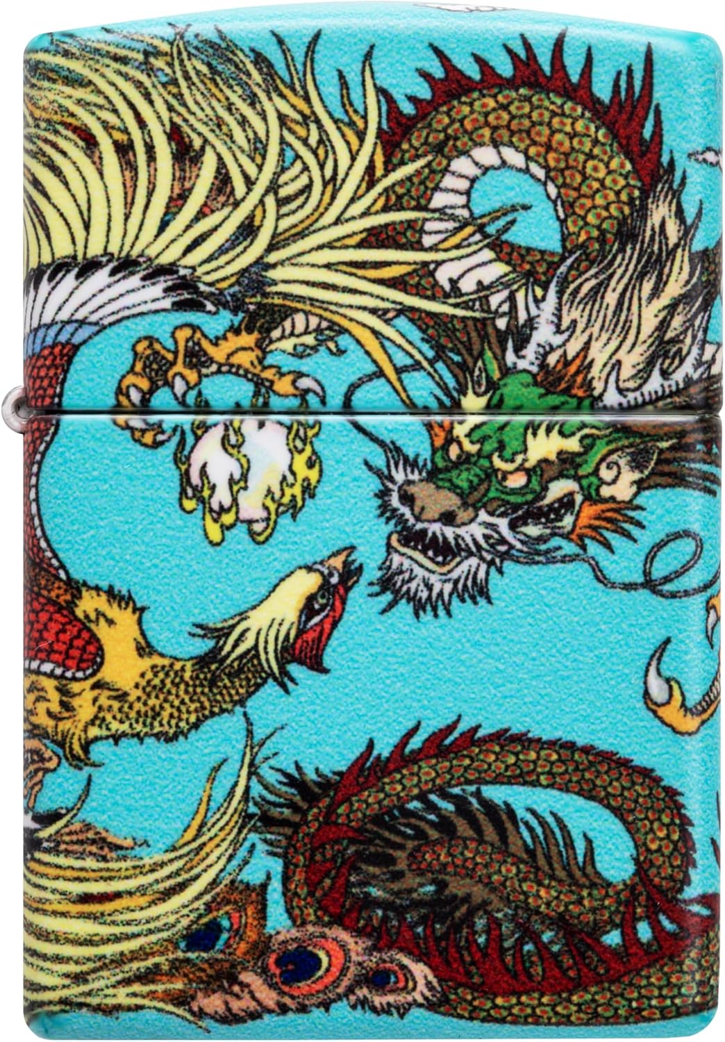 Zippo Lighter: Dragon and Phoenix Design - 540 Color 48834